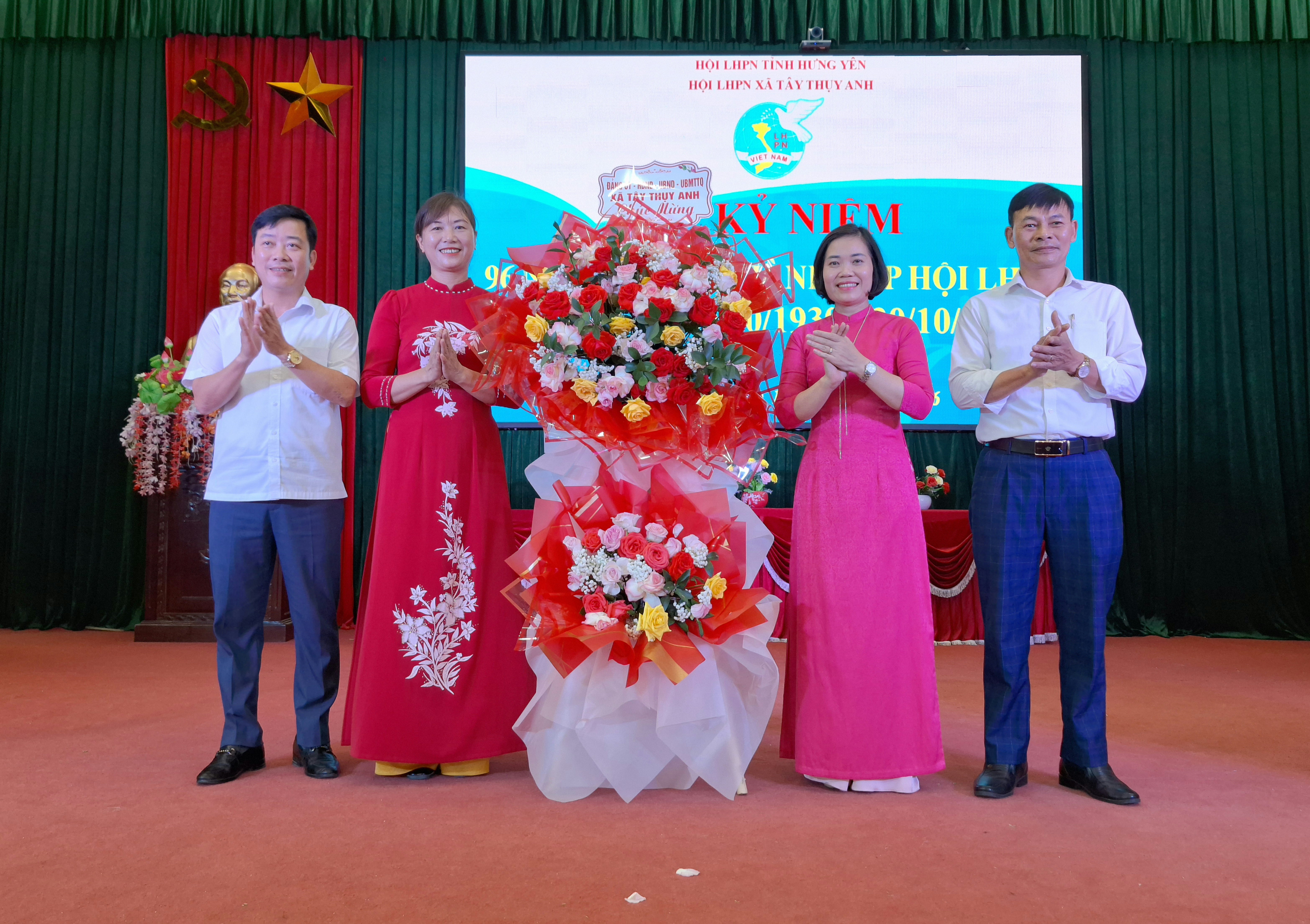 HỘI LIÊN HIỆP PHỤ NỮ XÃ TÂY THỤY ANH KỶ NIỆM 96 NĂM NGÀY THÀNH LẬP HỘI LIÊN HIỆP PHỤ NỮ VIỆT NAM